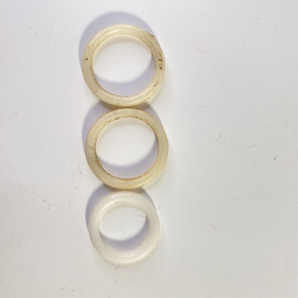 Vintage Plastic Sewing Rings Sewing Notions Set Of 3